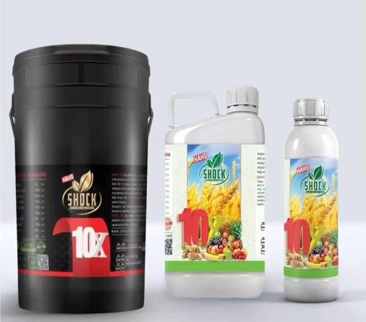 کود ۱۰X شوک SHOK اصل آمریکا برای رشد سریع گیاه ۲۰ لیتری